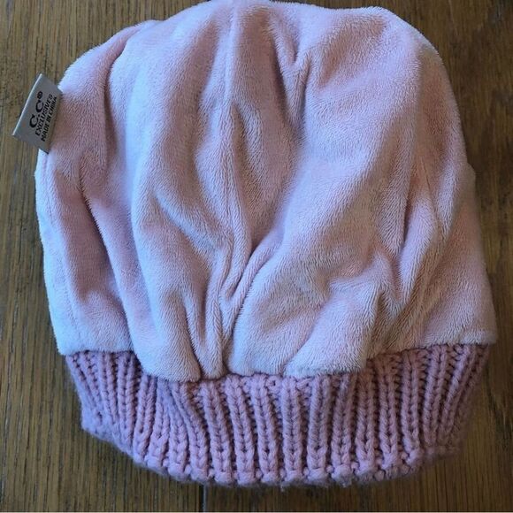C.C Hat pink. Inside is soft plush. Only tried on. Like new. No tags - Picture 3 of 8